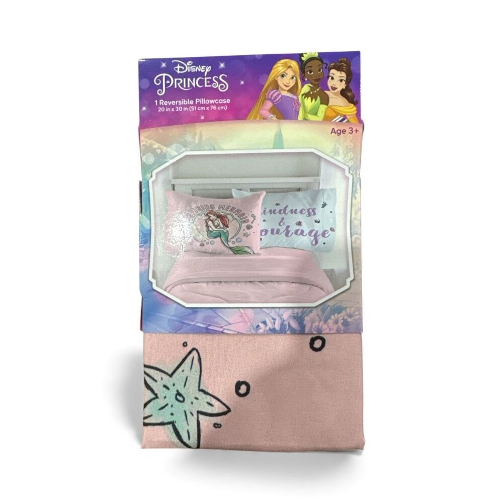 Princess Expressions Princess Mermaid 1 Reversible Pillowcase